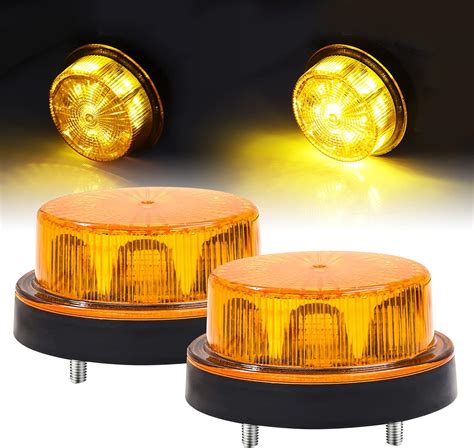 Amazon Strobe Beacon Lights For Trucks 12 24V Led Round Strobe