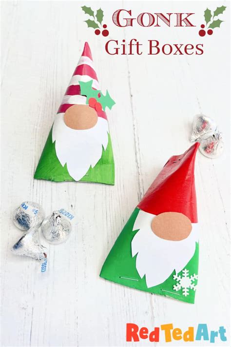 Toilet Paper Roll Gnome for Christmas - Red Ted Art - Kids Crafts