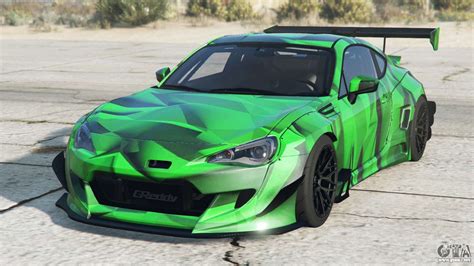 Subaru BRZ Rocket Bunny Dark Pastel Green Para GTA 5