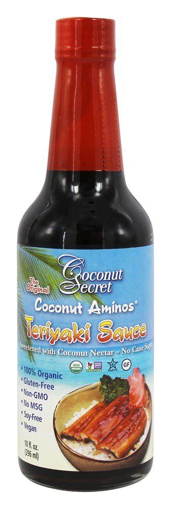 Coconut Secret Coconut Aminos Teriyaki Sauce 10 Fl Oz Teriyaki