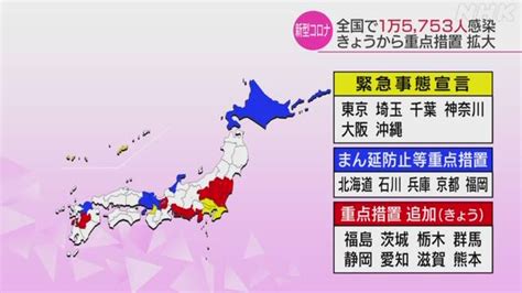 まん延防止等重点措置 8県追加され13道府県に拡大 Nhk政治マガジン