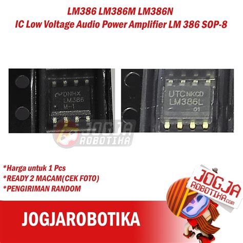 Jual Lm386 Lm386m Lm386n Ic Low Voltage Audio Power Amplifier Lm 386