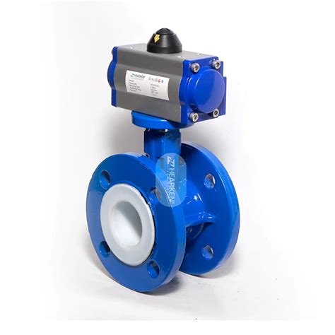 Pneumatic Actuated Flanged Butterfly Valve Hearken