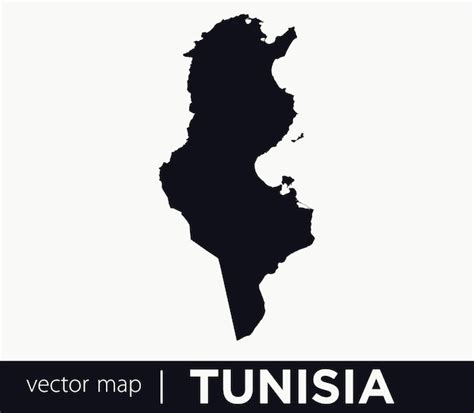 Premium Vector High Detailed Vector Map Tunisia