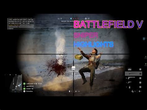 BattleField V Sniper Kills Highlights Multi Kills Fast Sniping NVIDIA