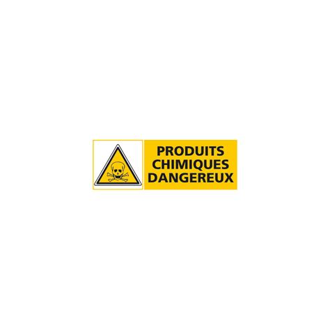 Panneau PRODUITS CHIMIQUES DANGEUREUX C0445