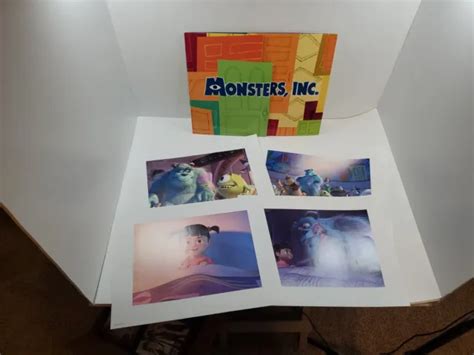 Disney Monsters Inc Lithographs Exclusive Portfolio Set Of Prints