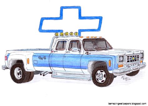 Chevy Silverado Truck Drawings Amazing Wallpapers