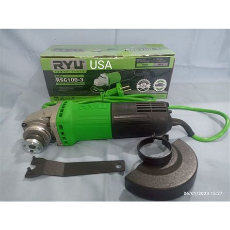 Jual MESIN GERINDA RYU RSG 100 3 ANGLE GRINDER MESIN GERINDA TANGAN 4