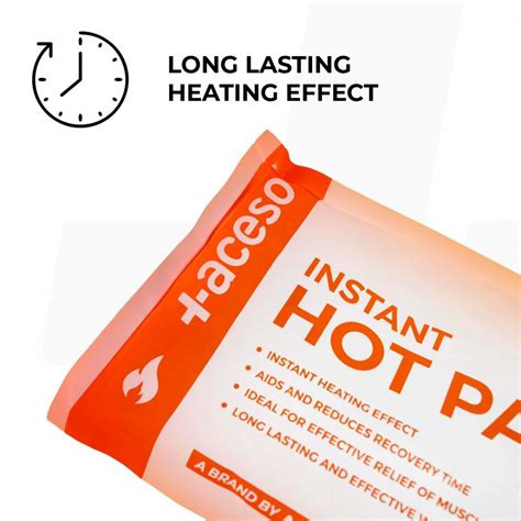 ACESO Instant Hot Pack Heat Therapy Net World Sports