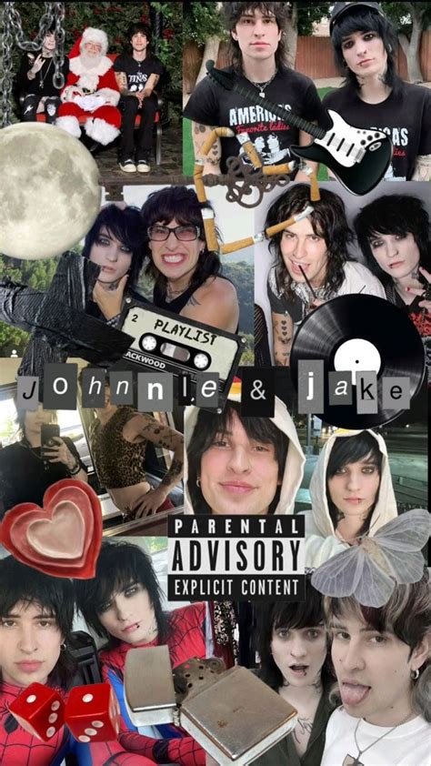 Johnnie And Jake Backgriund Collage In Cute Emo Guys Hot Emo Guys Fangirl Problems