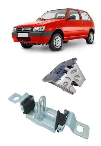 Kit Fechadura Batente Porta Malas Fiat Uno