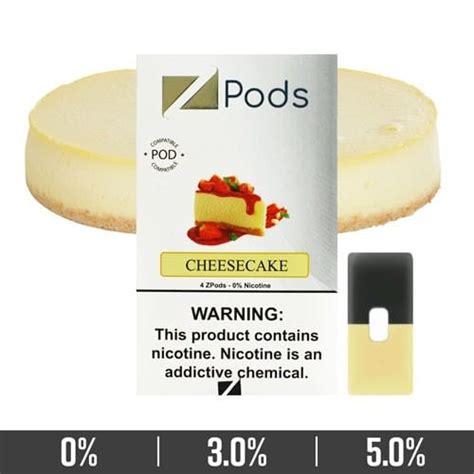 Cheesecake Ziip Pods For Juul Devices