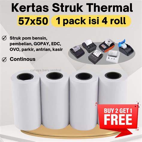 Jual Kertas Struk Kasir Kertas Thermal X Kertas Kasir Struk