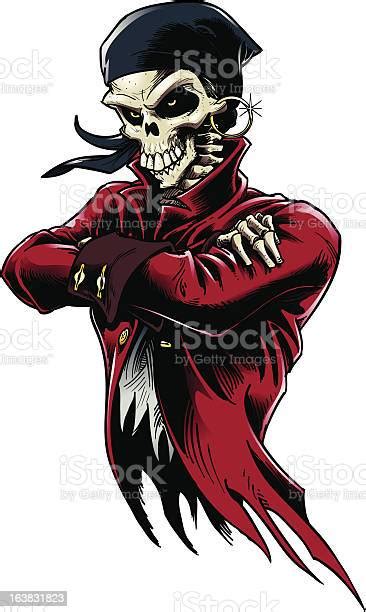 Skeleton Pirate Stock Illustration Download Image Now Cartoon