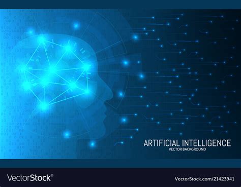 Artificial Intelligence Concept Abstract Vector Image