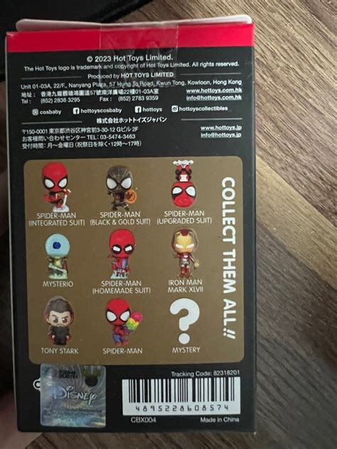 Hot Toys Cosbi 盲盒迷你珍藏人偶系列 CBX004 Marvel 蜘蛛俠離家日全8種 興趣及遊戲 玩具 遊戲類 Carousell