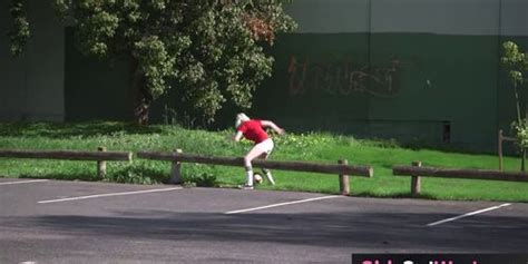 GIRLS OUT WEST Hairy Lesbian Soccer Player Licked After Training Tnaflix