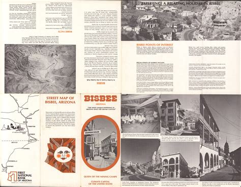 Street Map Of Bisbee Arizona Arizona Memory Project