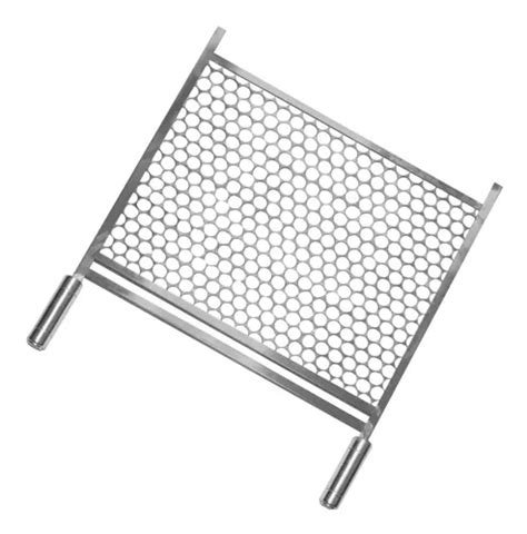 Grelha Moeda Inox Para Churrasqueiras 45x40cm Chapa Grossa