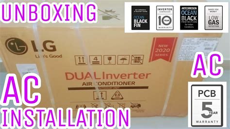 2020 Lg Dual Inverter Ac Unboxing Installation And Review In Hindi Lsq18jnxa 15 Ton Full