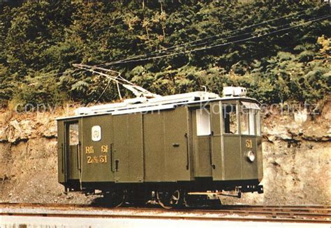 Postkarte Carte Postale Strassenbahn Chemin De Fer Touristique Blonay