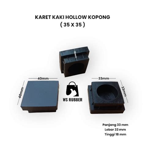 Jual Karet Kaki Hollow X Kopong Karet Tutup Kaki Meja Kursi Rak