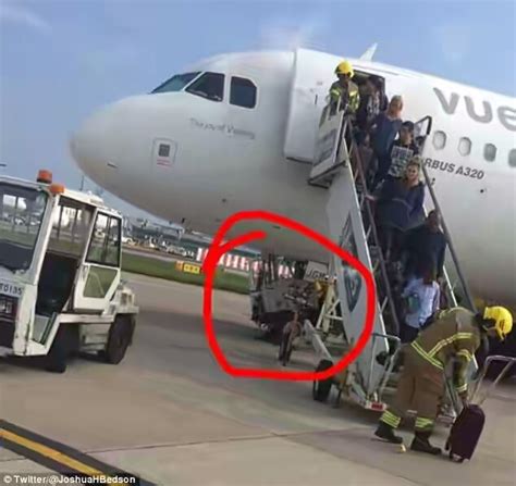 Airbus 320 Evacuated After Plane Crashed Into A Tow Truck At Manchester