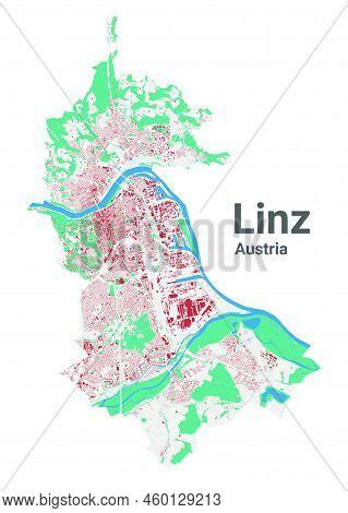 Linz Vector Map Vector Photo Free Trial Bigstock