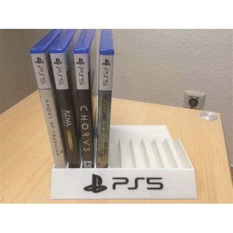 Jual Stand Display Game Ps5 Disc Case Dudukan Holder Aksesoris Kaset