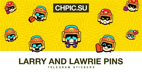 Larry And Lawrie Pins Telegram Video Stickers