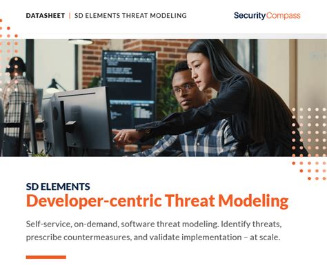 Sd Elements Threat Modeling Datasheet Security Compass