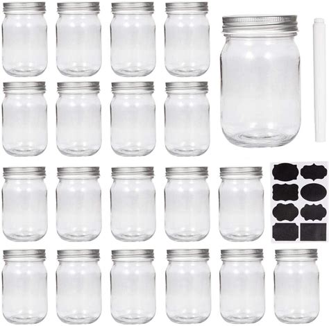 Amazon Accguan Mason Jars Glass Jars With Lids Oz Canning Jars