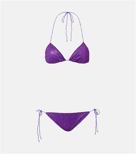 Glazed Lumière bikini in purple Oseree Mytheresa