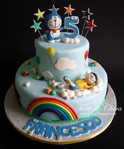 Doraemon cake - Decorated Cake by Clara - CakesDecor