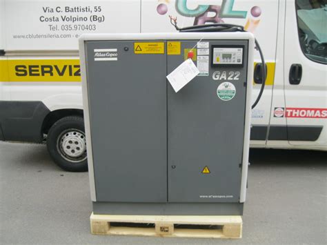 COMPRESSORE USATO ATLAS COPCO GA22 Usato Cbl Utensileria