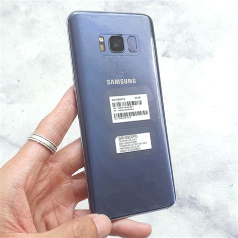 Jual Samsung Galaxy S8 SEIN Second Mulus Banget Plastik Bawaan Msih