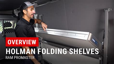 Holman Folding Shelves For Cargo Vans Overview Upfit Supply