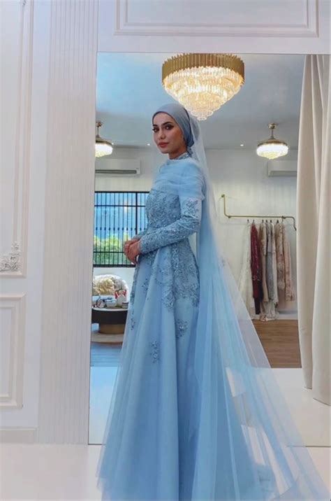 Baju Pengantin Lelaki Baby Blue Baby Blue Pakej 6 Item Set Nikah