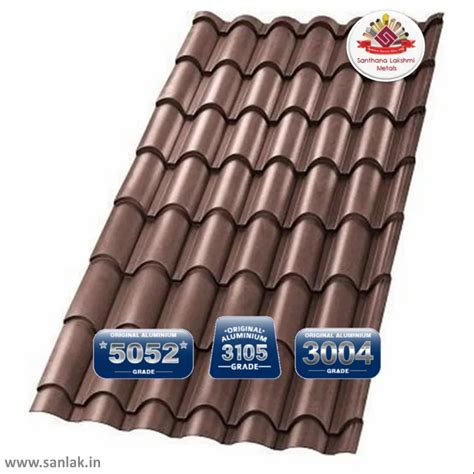 Color Coated Aluminum Tile Profile Roofing Sheets Regular At Rs 81