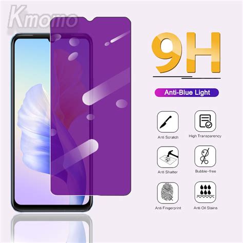 Anti Blue Purple Light Tempered Glass VIVO V29e V27e V25 V23 Pro 5G