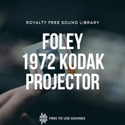 Vintage Slide Projector Sound Effects — Free to Use Sounds