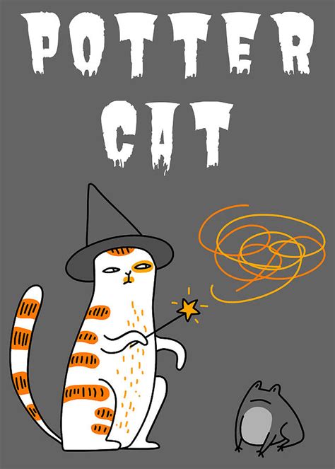 Potter Cats Cute Harry Pawter Kitten T Zfwop Digital Art By Khau