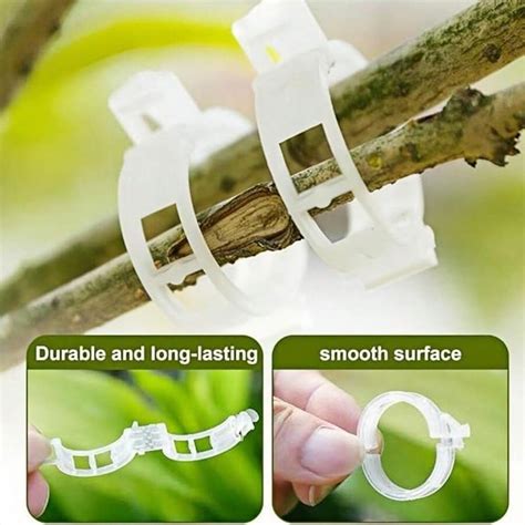 Secured Plastic Plant Clip 2024 Upgrade Plant Support Clips Garden