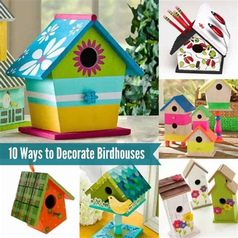 Painted Birdhouses: 20+ Different Ways! | Bird houses painted, Wood ...