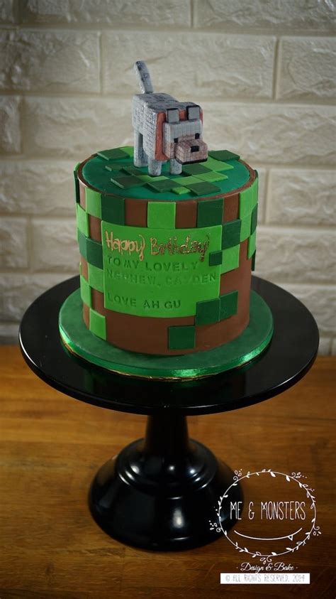 Minecraft theme cake | Themed cakes, Kids cake, Cake