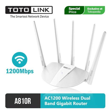 TOTO LINK AC1200 A810R WIRELESS DUAL BAND ROUTER GST Komputer