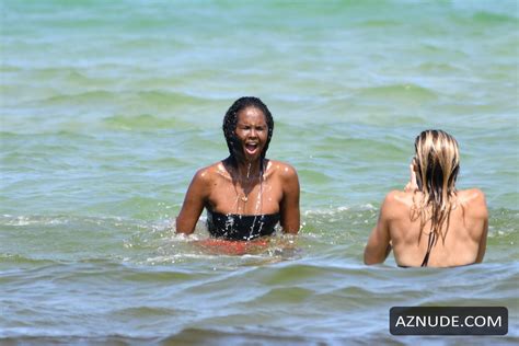 Sabina Gadecki Shows Off Her Bikini Body On Miami Beach Aznude