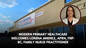 RCN America - Texas: Modern Primary Healthcare Welcomes Lorena Jimenez