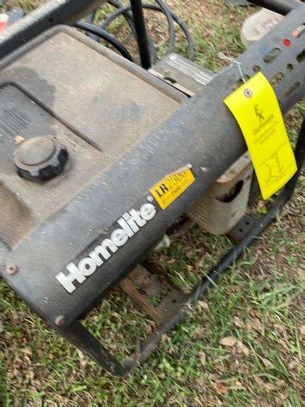 Homelite LR 2500 Gas Powered Generator EK Auctioneers LLC